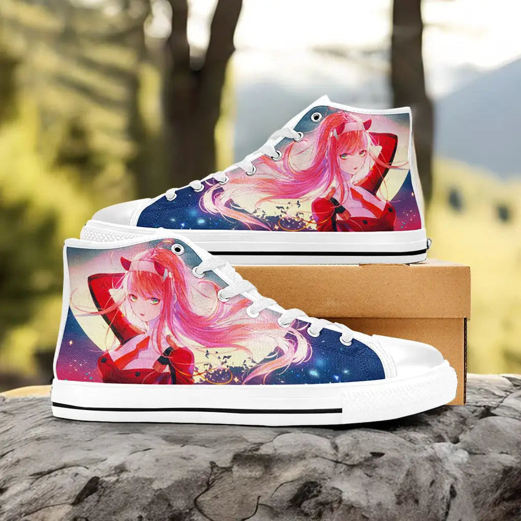 Darling in the Franxx Zero Two Custom High Top Sneakers Shoes