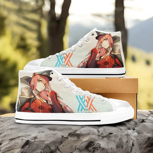 Darling in the Franxx Zero Two Custom High Top Sneakers Shoes