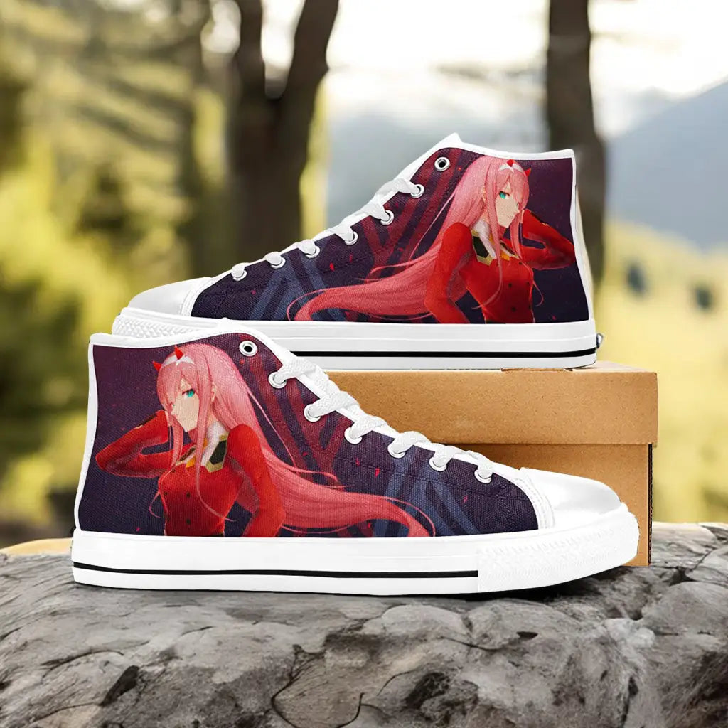 Darling in the Franxx Zero Two Custom High Top Sneakers Shoes