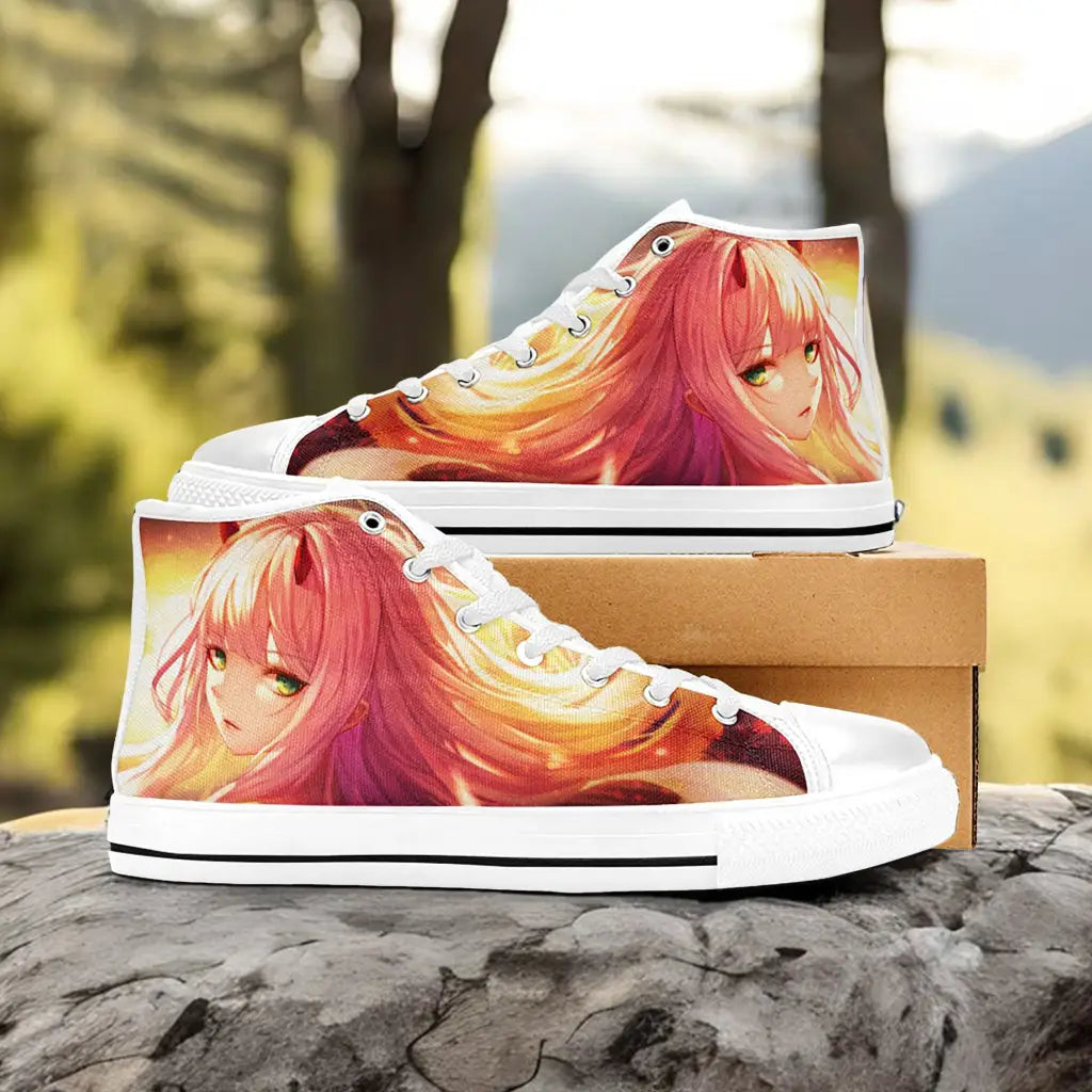 Darling in the Franxx Zero Two Custom High Top Sneakers Shoes