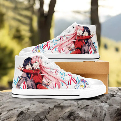 Darling in the Franxx Zero Two Custom High Top Sneakers Shoes