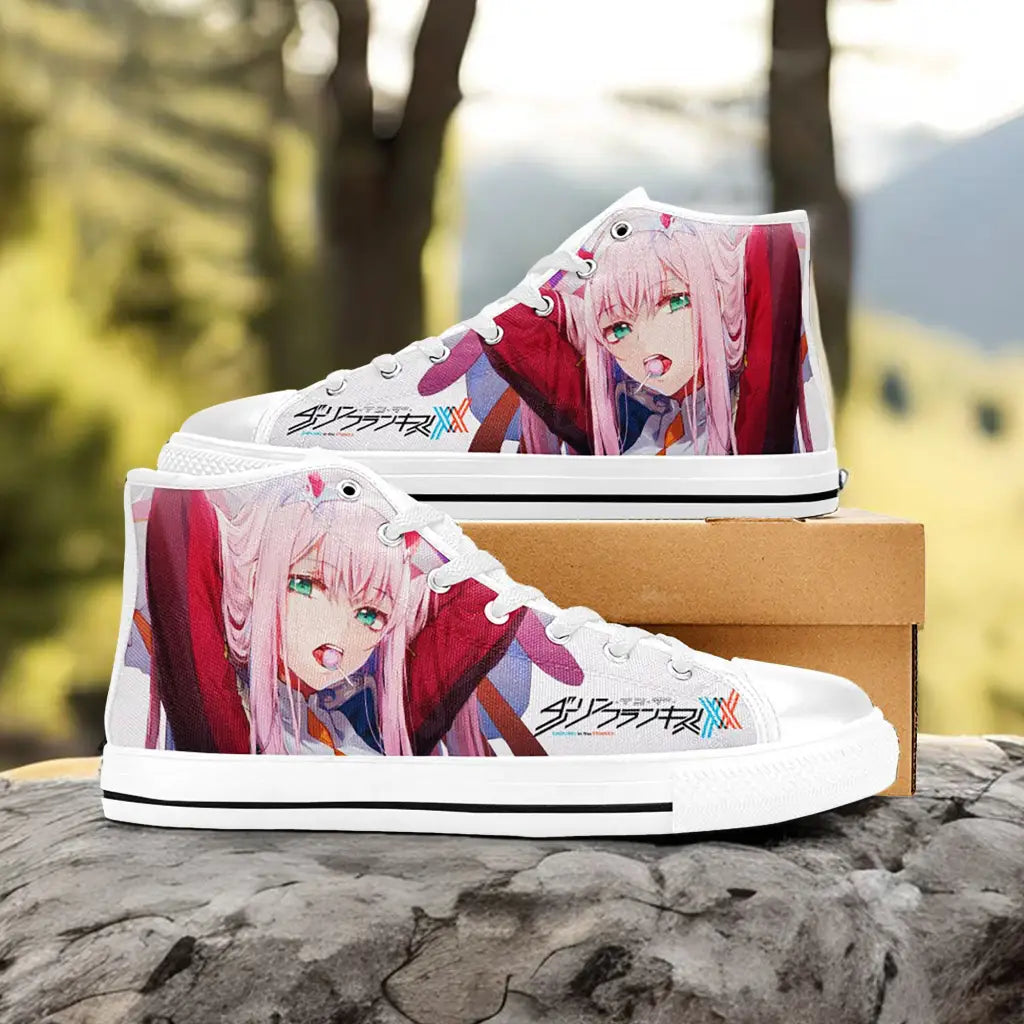 Darling in the Franxx Zero Two Custom High Top Sneakers Shoes