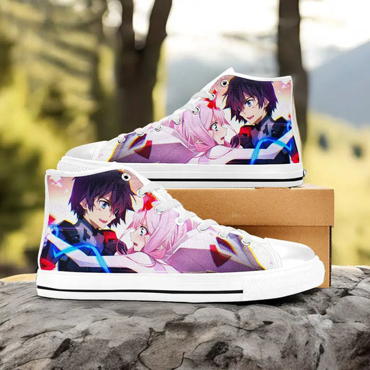 Darling in the Franxx Zero Two Custom High Top Sneakers Shoes