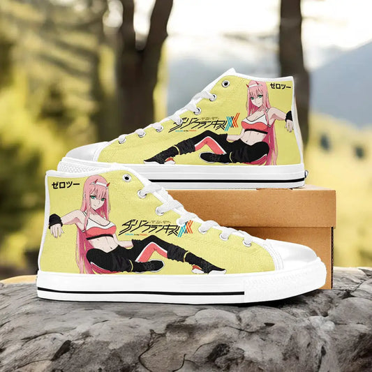 Darling in the Franxx Zero Two Custom High Top Sneakers Shoes