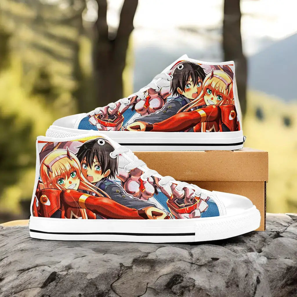 Darling in the Franxx Zero Two Custom High Top Sneakers Shoes