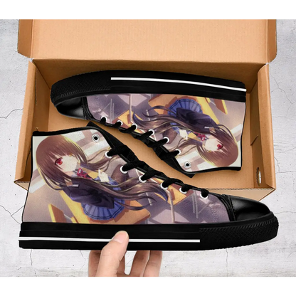 Date A Live Kurumi Tokisaki Shoes High Top Sneakers