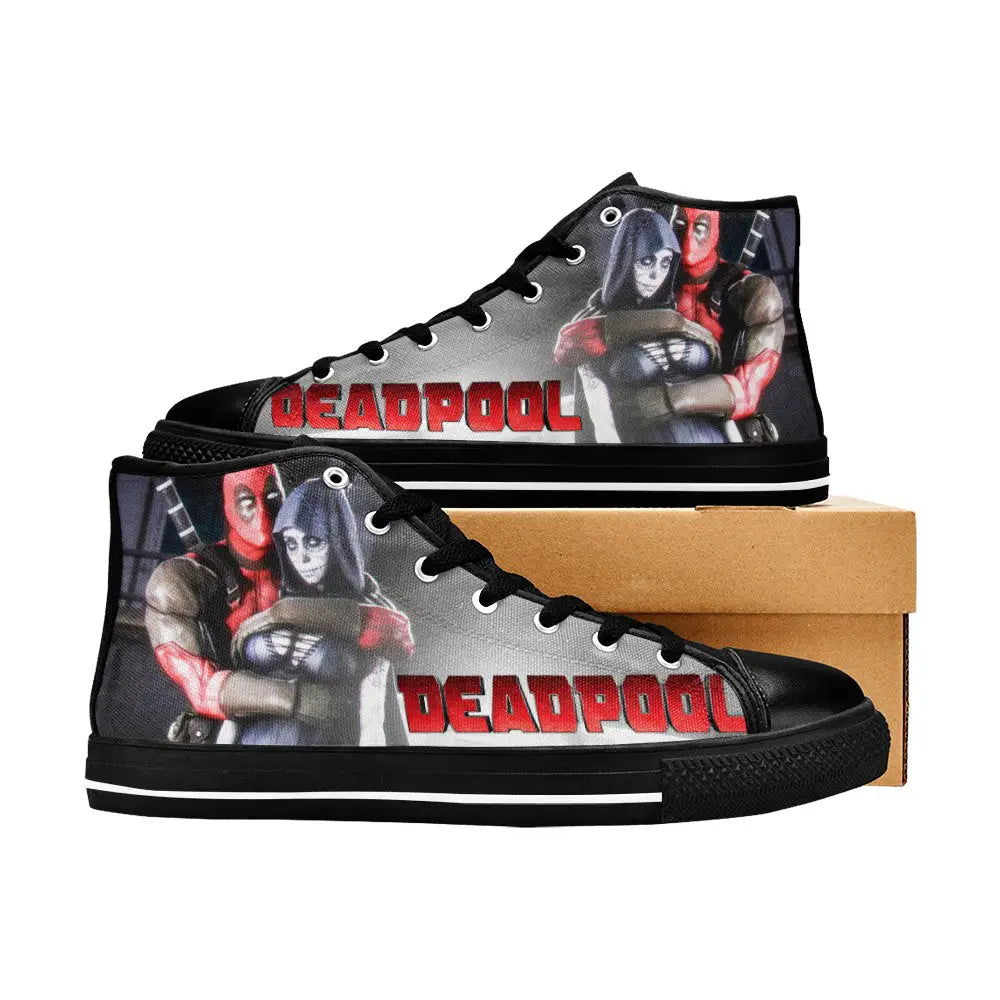 Deadpool Superhero Marvel Comics Custom High Top Sneakers Shoes