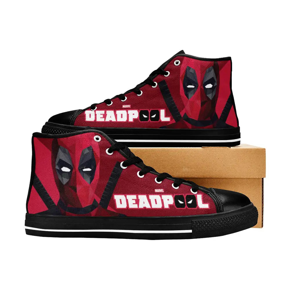 Deadpool Superhero Marvel Comics Custom High Top Sneakers Shoes