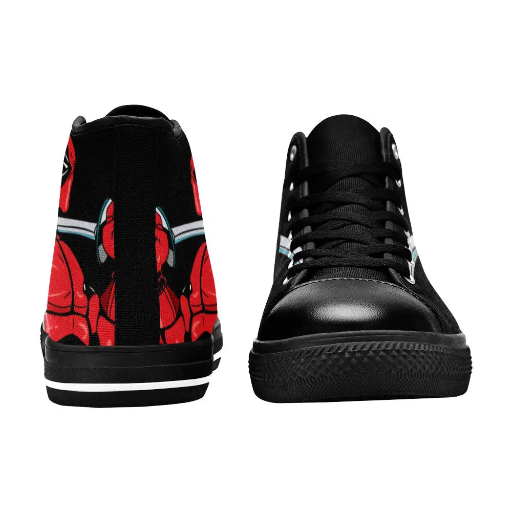 Deadpool Superhero Marvel Comics Custom High Top Sneakers Shoes