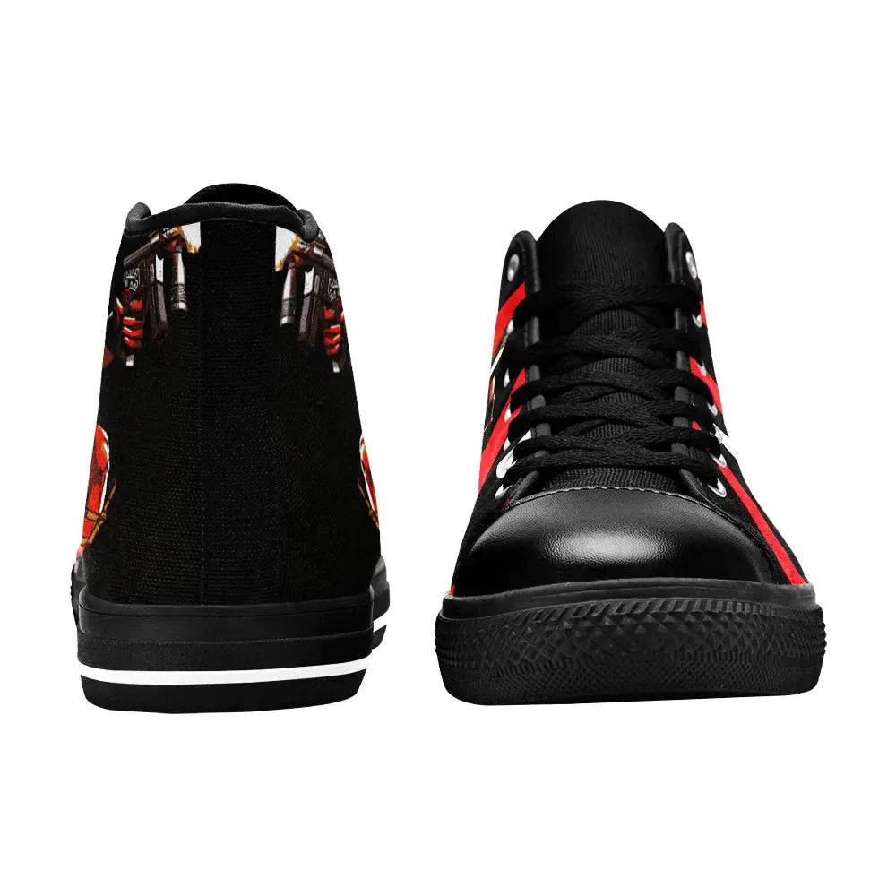 Deadpool Superhero Marvel Comics Custom High Top Sneakers Shoes