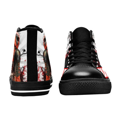 Deadpool Superhero Marvel Comics Custom High Top Sneakers Shoes