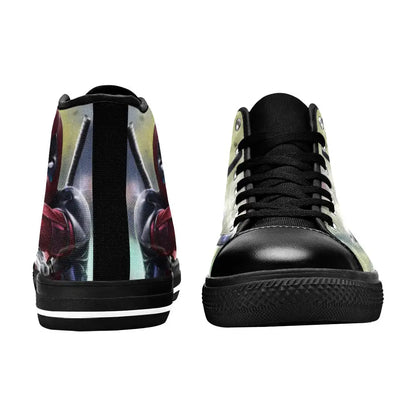 Deadpool Superhero Marvel Comics Custom High Top Sneakers Shoes