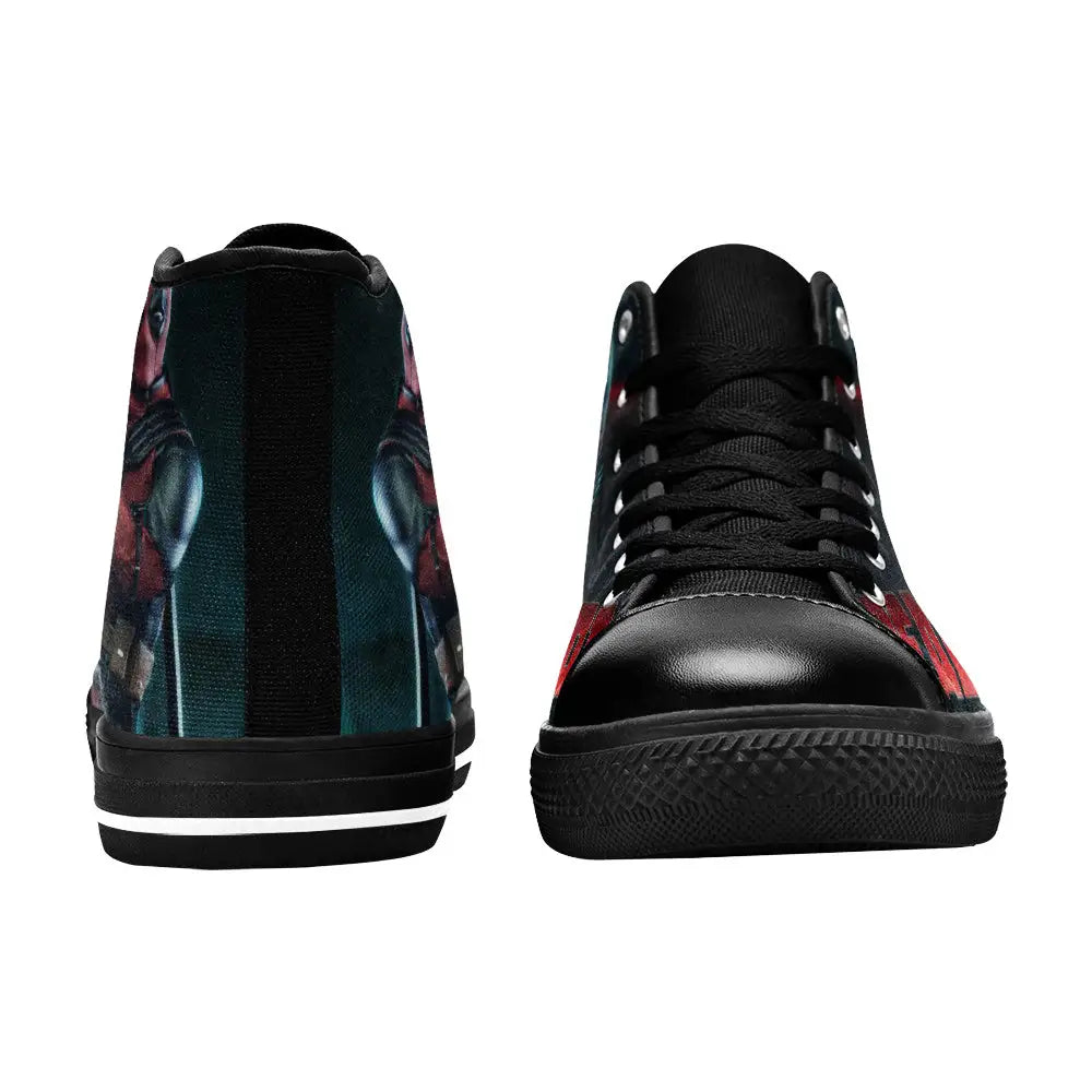 Deadpool Superhero Marvel Comics Custom High Top Sneakers Shoes