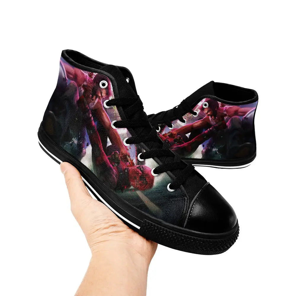 Deadpool Superhero Marvel Comics Custom High Top Sneakers Shoes