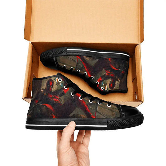 Deadpool Superhero Marvel Comics Custom High Top Sneakers Shoes