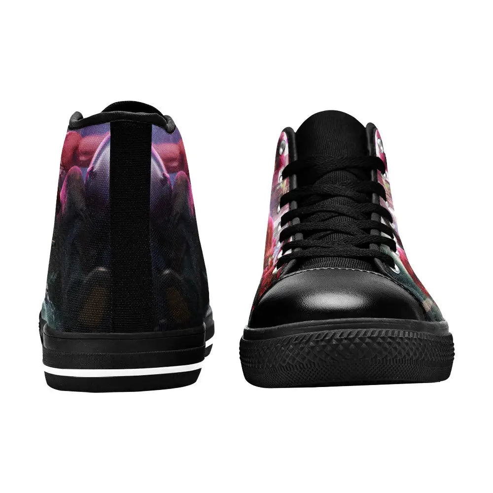 Deadpool Superhero Marvel Comics Custom High Top Sneakers Shoes