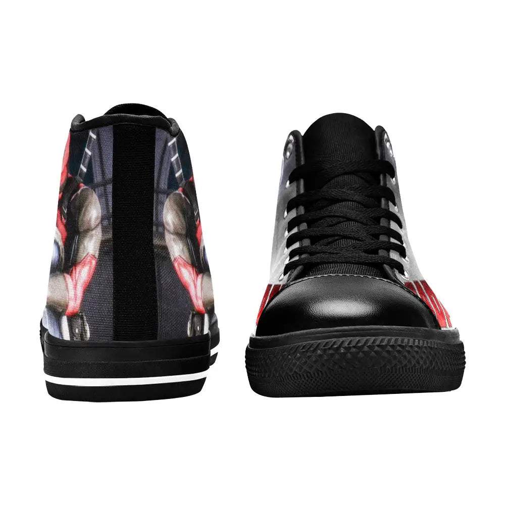 Deadpool Superhero Marvel Comics Custom High Top Sneakers Shoes