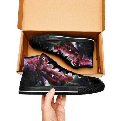 Deadpool Superhero Marvel Comics Custom High Top Sneakers Shoes