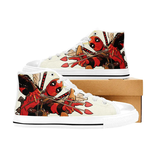 Deadpool Superhero Marvel Comics Custom High Top Sneakers Shoes