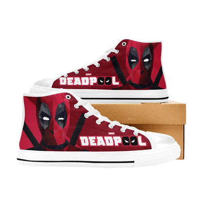 Deadpool Superhero Marvel Comics Custom High Top Sneakers Shoes