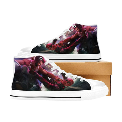 Deadpool Superhero Marvel Comics Custom High Top Sneakers Shoes