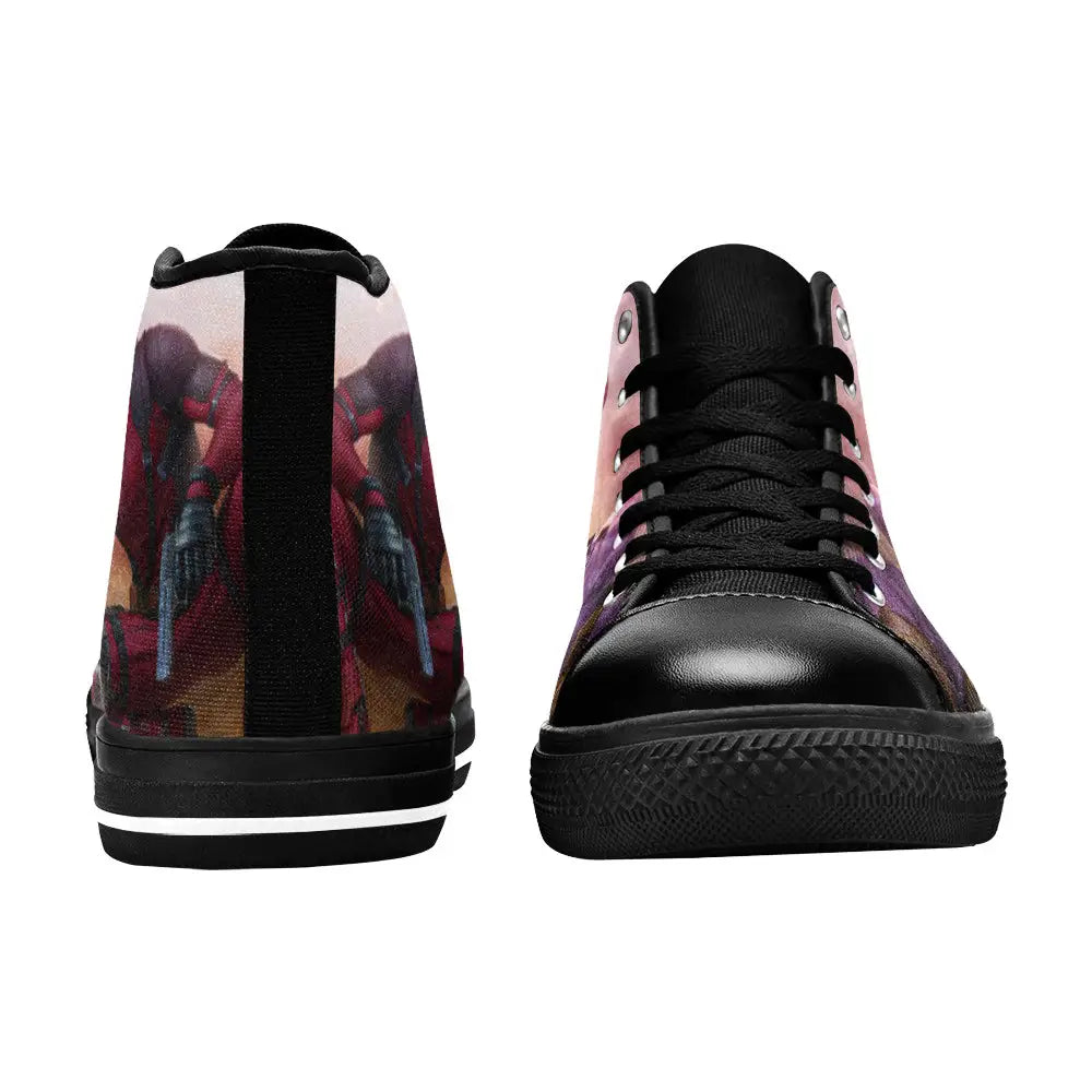 Deadpool Vs Thanos Custom High Top Sneakers Shoes