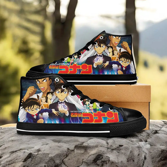 Detective Conan Case Closed Custom High Top Sneakers Shoes