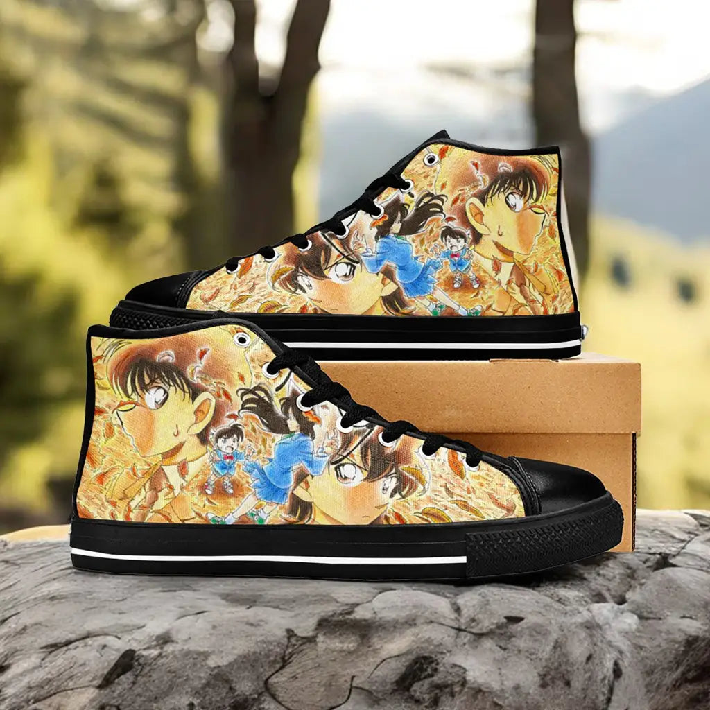 Detective Conan Case Closed Custom High Top Sneakers Shoes