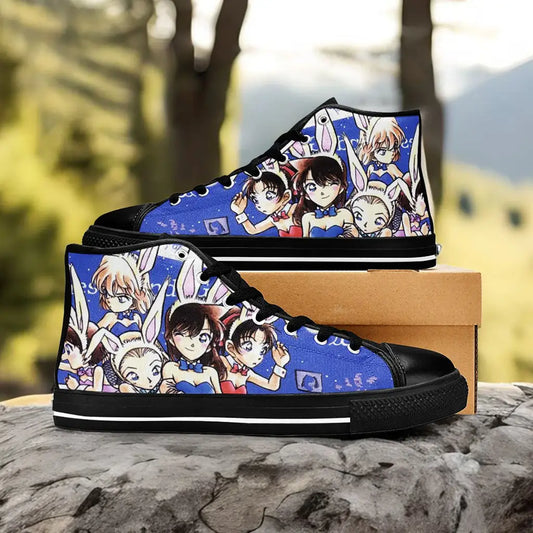 Detective Conan Case Closed Custom High Top Sneakers Shoes