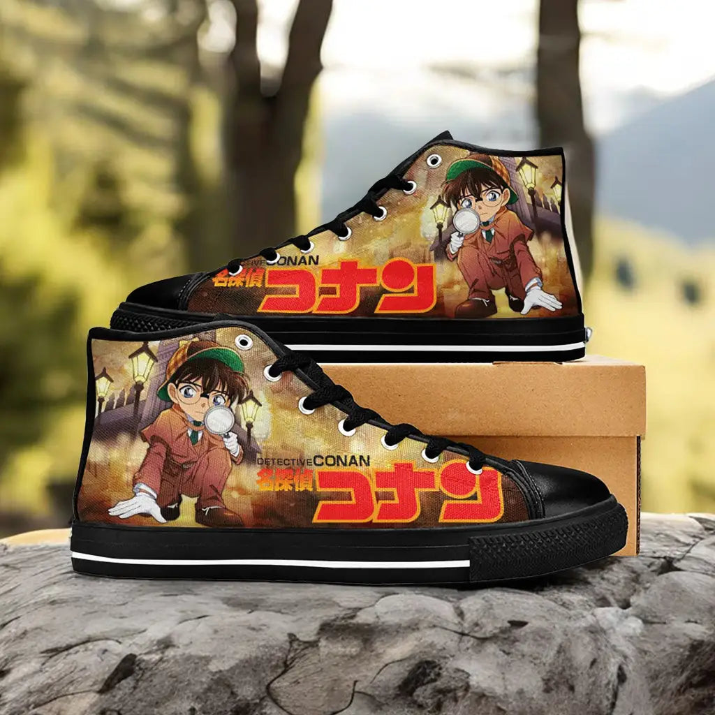 Detective Conan Case Closed Custom High Top Sneakers Shoes