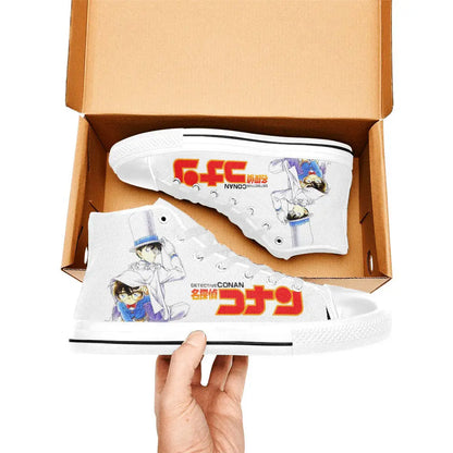 Detective Conan Case Closed Custom High Top Sneakers Shoes