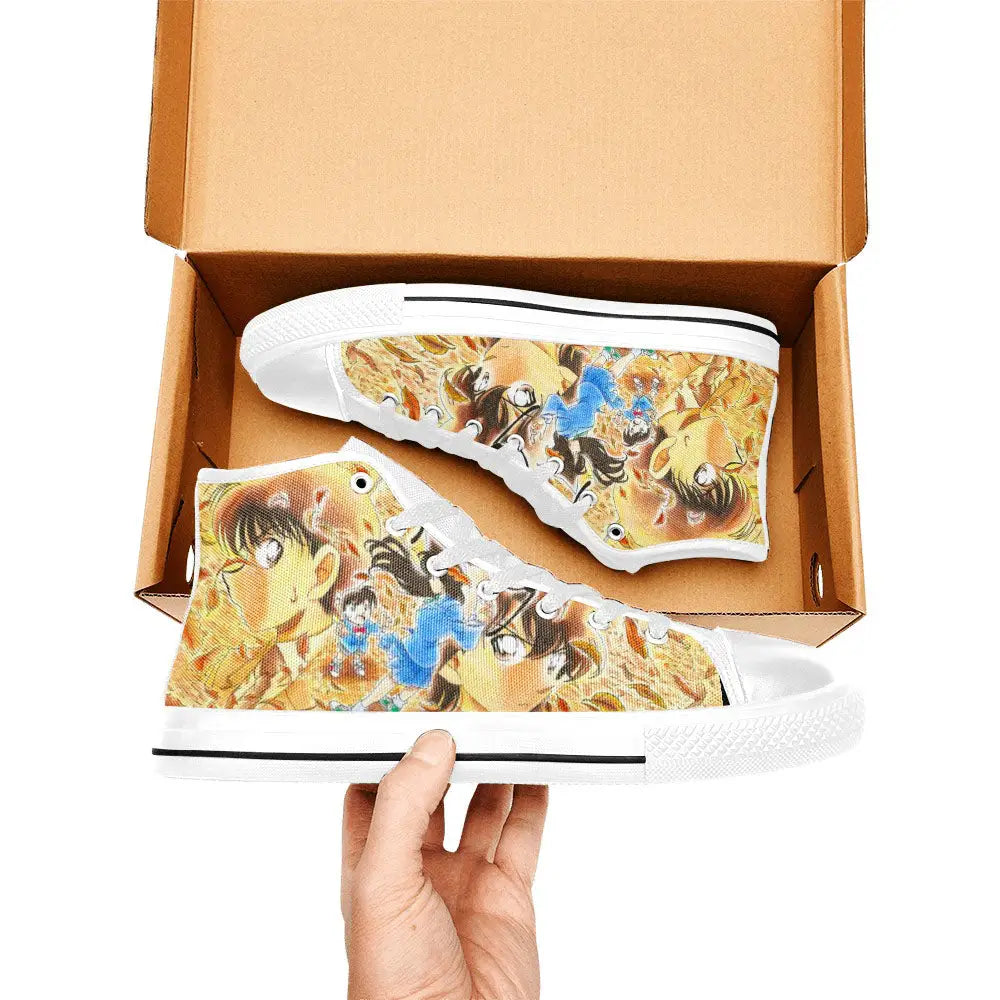 Detective Conan Case Closed Custom High Top Sneakers Shoes