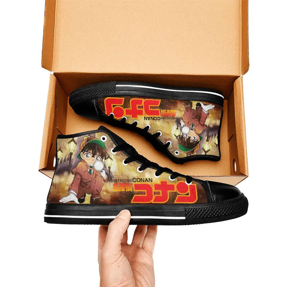 Detective Conan Case Closed Custom High Top Sneakers Shoes