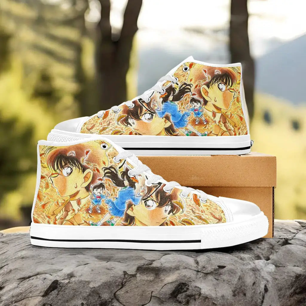 Detective Conan Case Closed Custom High Top Sneakers Shoes