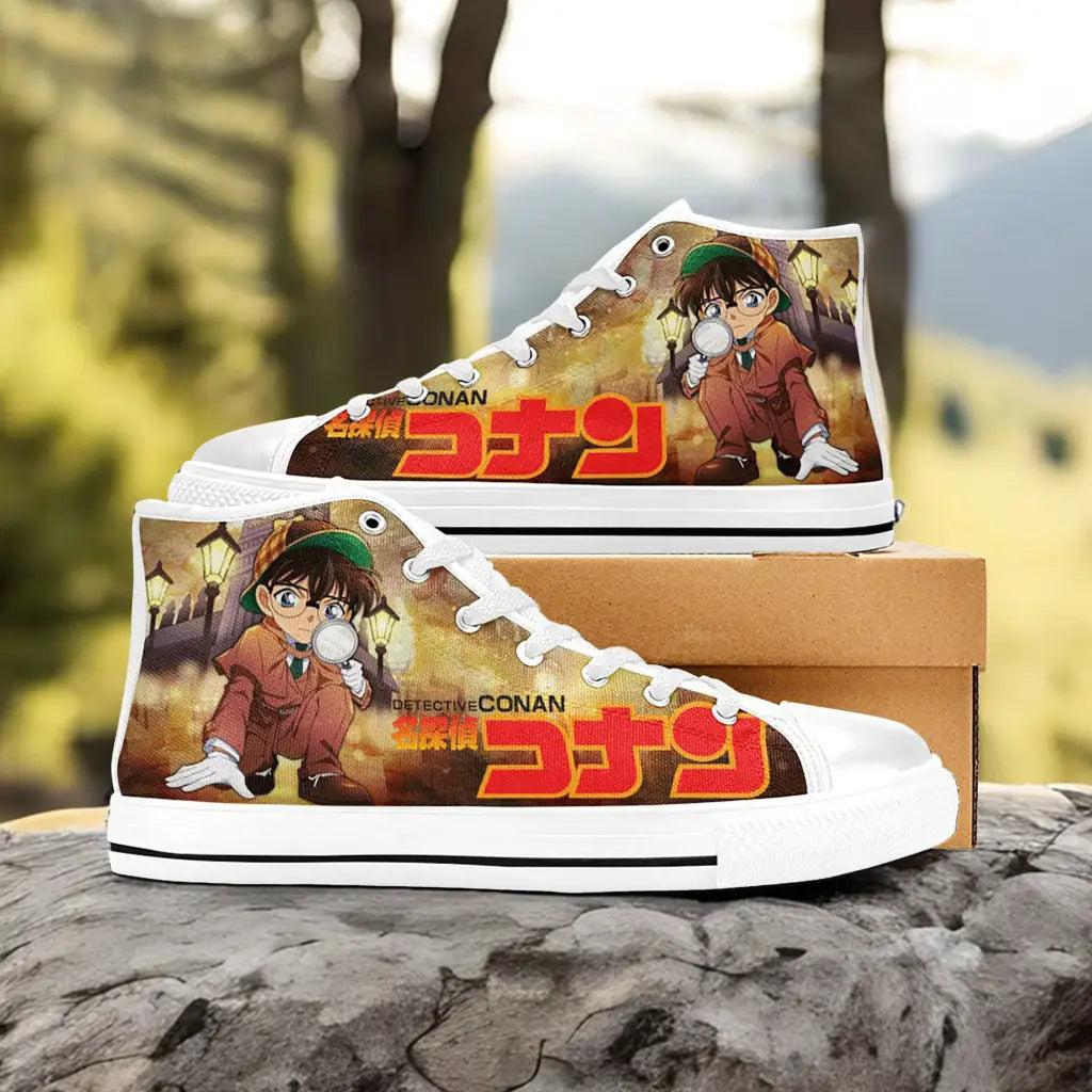 Detective Conan Case Closed Custom High Top Sneakers Shoes