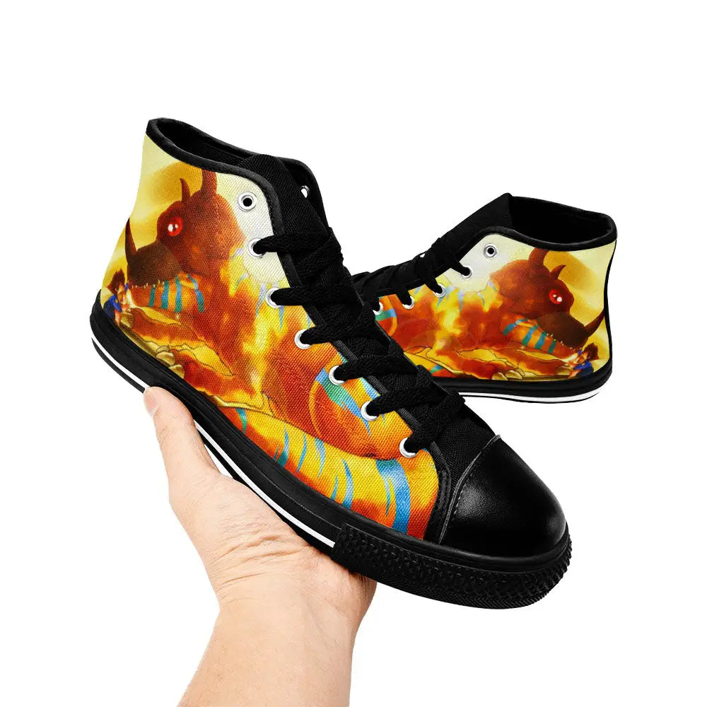Digimon Adventure Greymon Custom High Top Sneakers Shoes