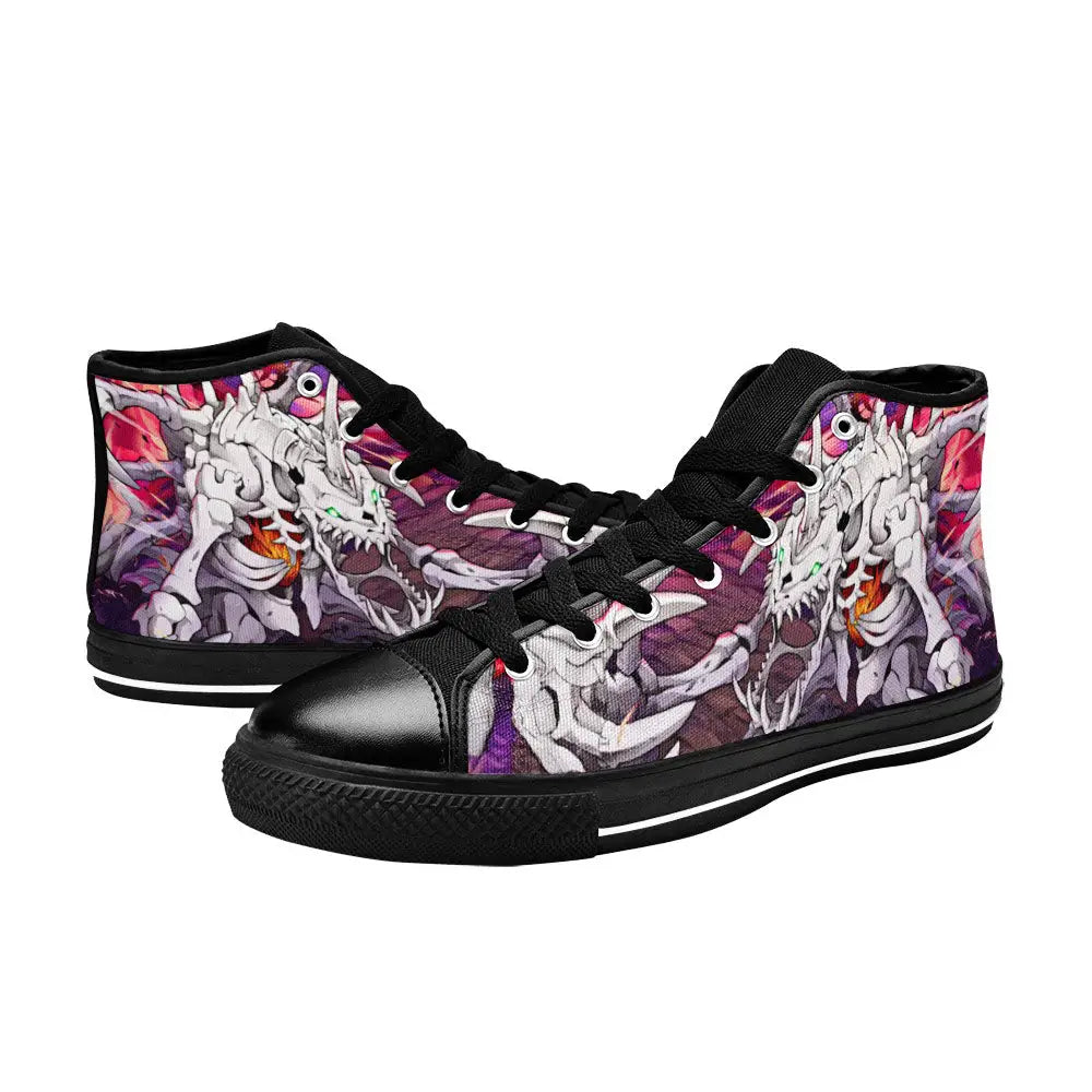 Digimon Adventure Skull Greymon Custom High Top Sneakers Shoes