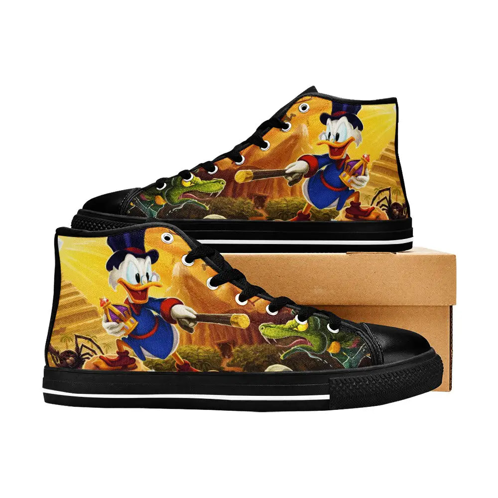 Donald Duck Custom High Top Sneakers Shoes