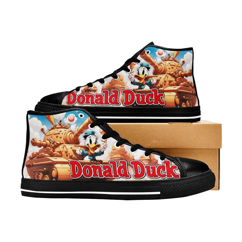 Donald Duck Custom High Top Sneakers Shoes