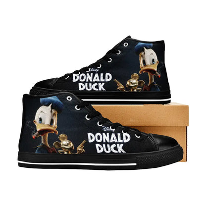 Donald Duck Custom High Top Sneakers Shoes