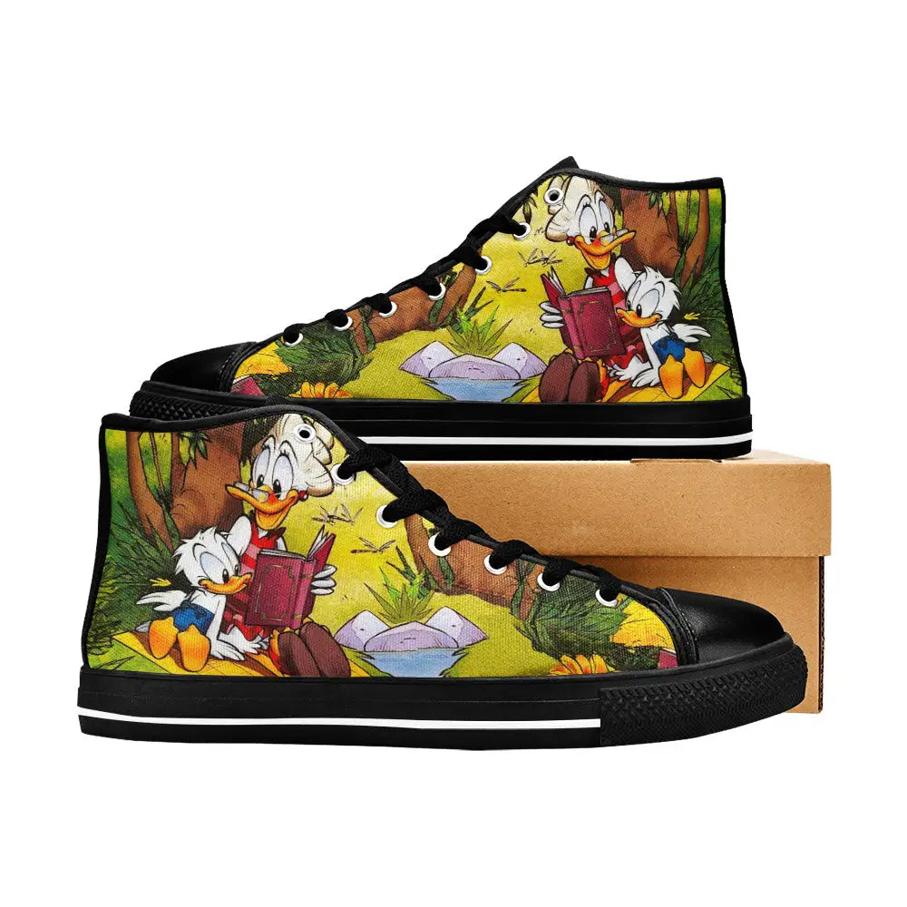 Donald Duck Custom High Top Sneakers Shoes