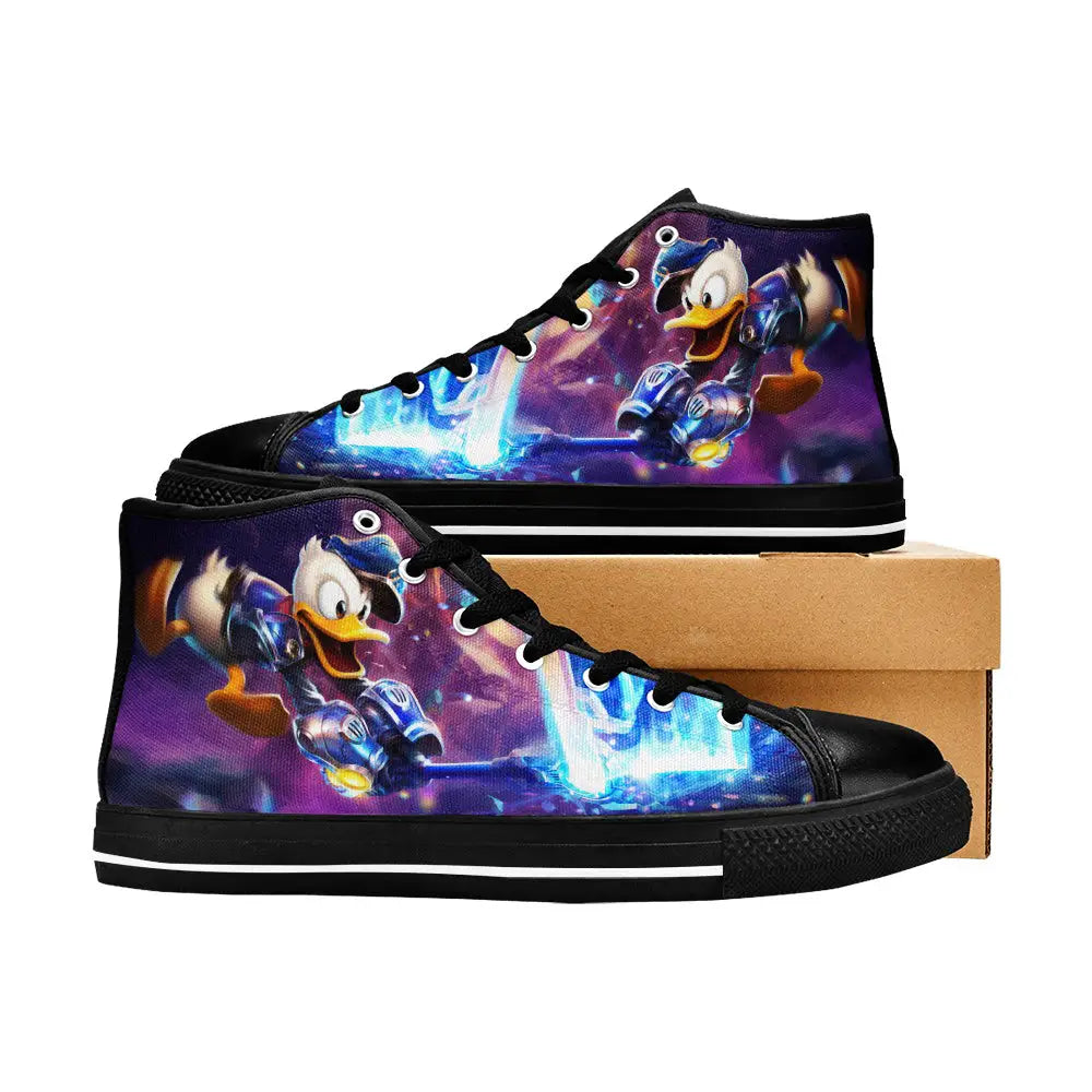 Donald Duck Custom High Top Sneakers Shoes