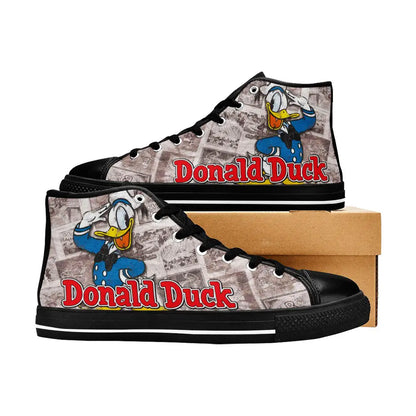 Donald Duck Custom High Top Sneakers Shoes