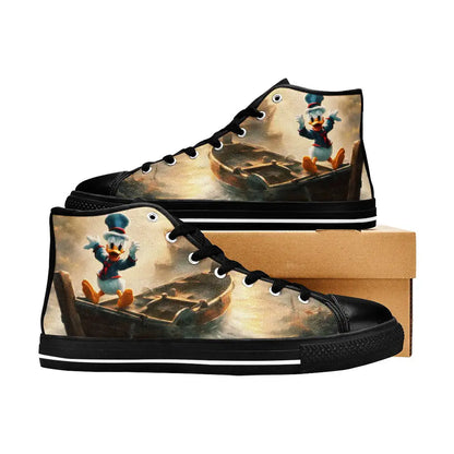 Donald Duck Custom High Top Sneakers Shoes