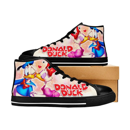 Donald Duck Custom High Top Sneakers Shoes