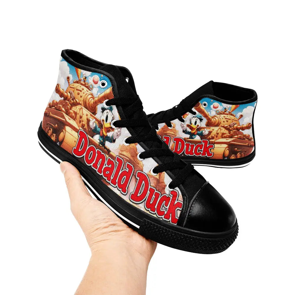 Donald Duck Custom High Top Sneakers Shoes