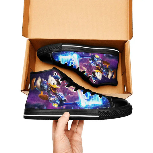 Donald Duck Custom High Top Sneakers Shoes