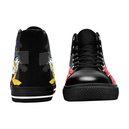 Donald Duck Custom High Top Sneakers Shoes