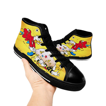 Donald Duck Custom High Top Sneakers Shoes