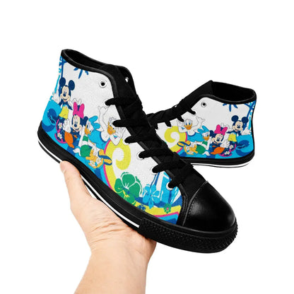 Donald Duck Custom High Top Sneakers Shoes